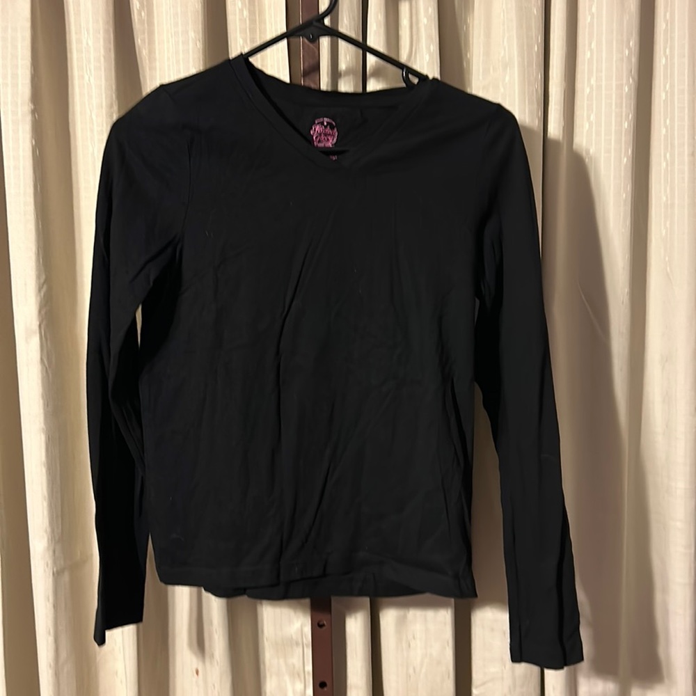 Girls Faded Glory solid black top
